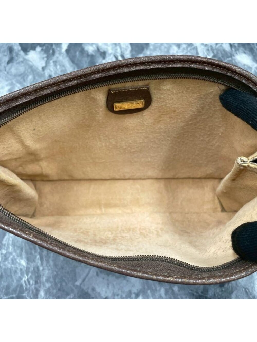 Gucci Clutch Second Brown Leather Logo - Picture 4 of 8